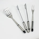 Landmann Barbecue Tool Set of 3 Pieces 37cm - Stainless Steel